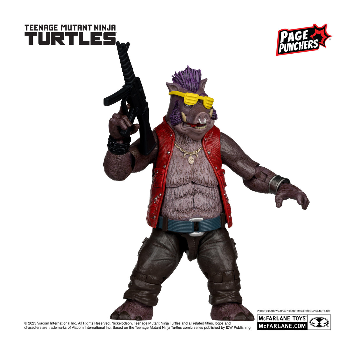 McFarlane Bebop (Teenage Mutant Ninja Turtles) with Comic (Page Punchers)