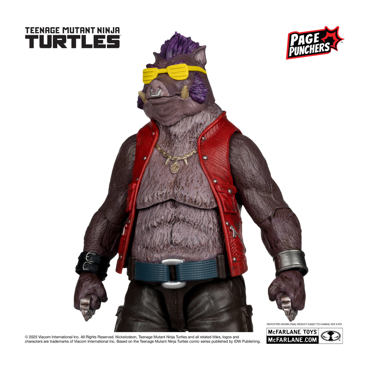 McFarlane Bebop (Teenage Mutant Ninja Turtles) with Comic (Page Punchers)