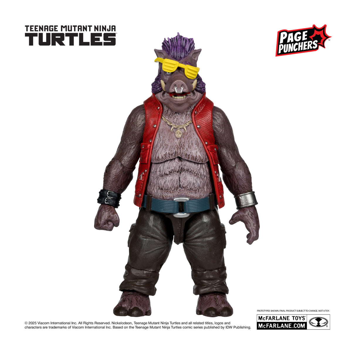 McFarlane Bebop (Teenage Mutant Ninja Turtles) with Comic (Page Punchers)