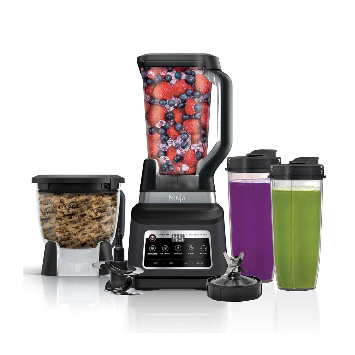 Ninja BN805A 1400W Pro Plus Kitchen System Blender and Food Processor (Black)