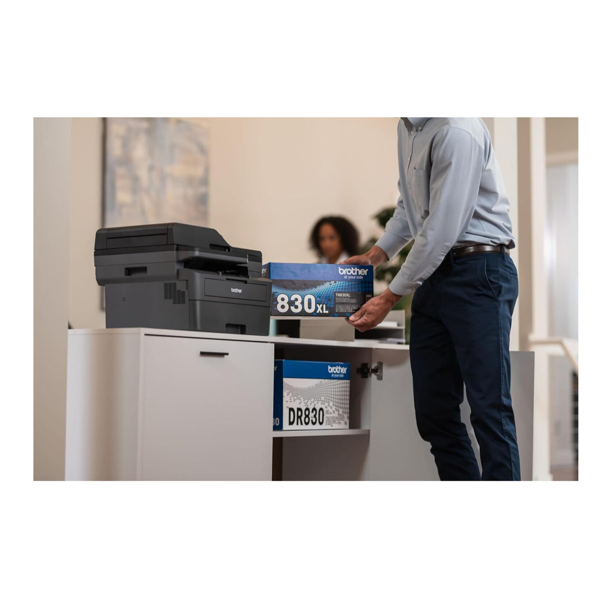 Brother TN830XL Black High Yield Printer Toner Cartridge - Up to 3,000 Pages