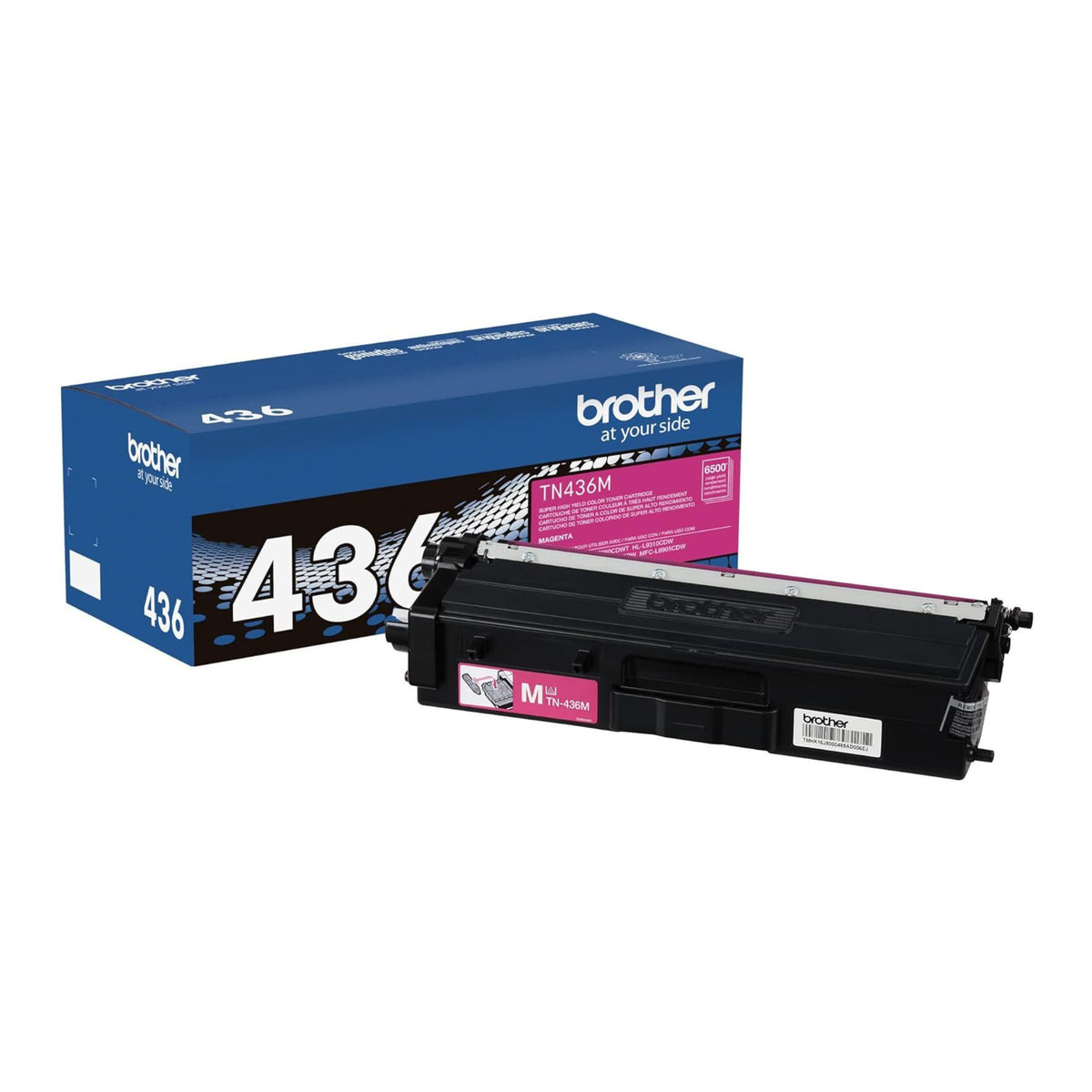 Brother TN436Y Super High Yield Toner Cartridge - Up to 6,500 Pages (Magenta)