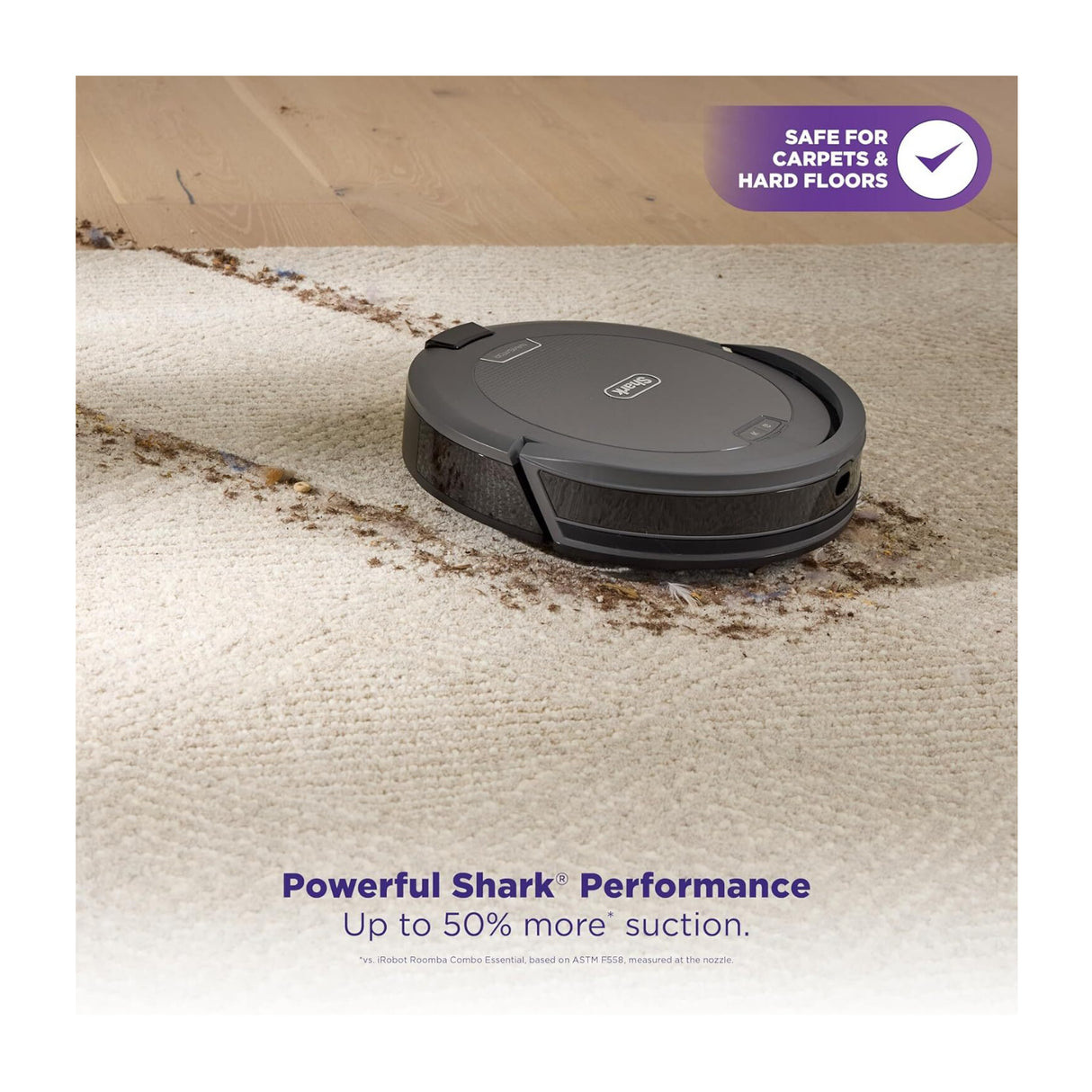 Shark Navigator Robot Vacuum with SmartPath Navigation (Steel Grey)
