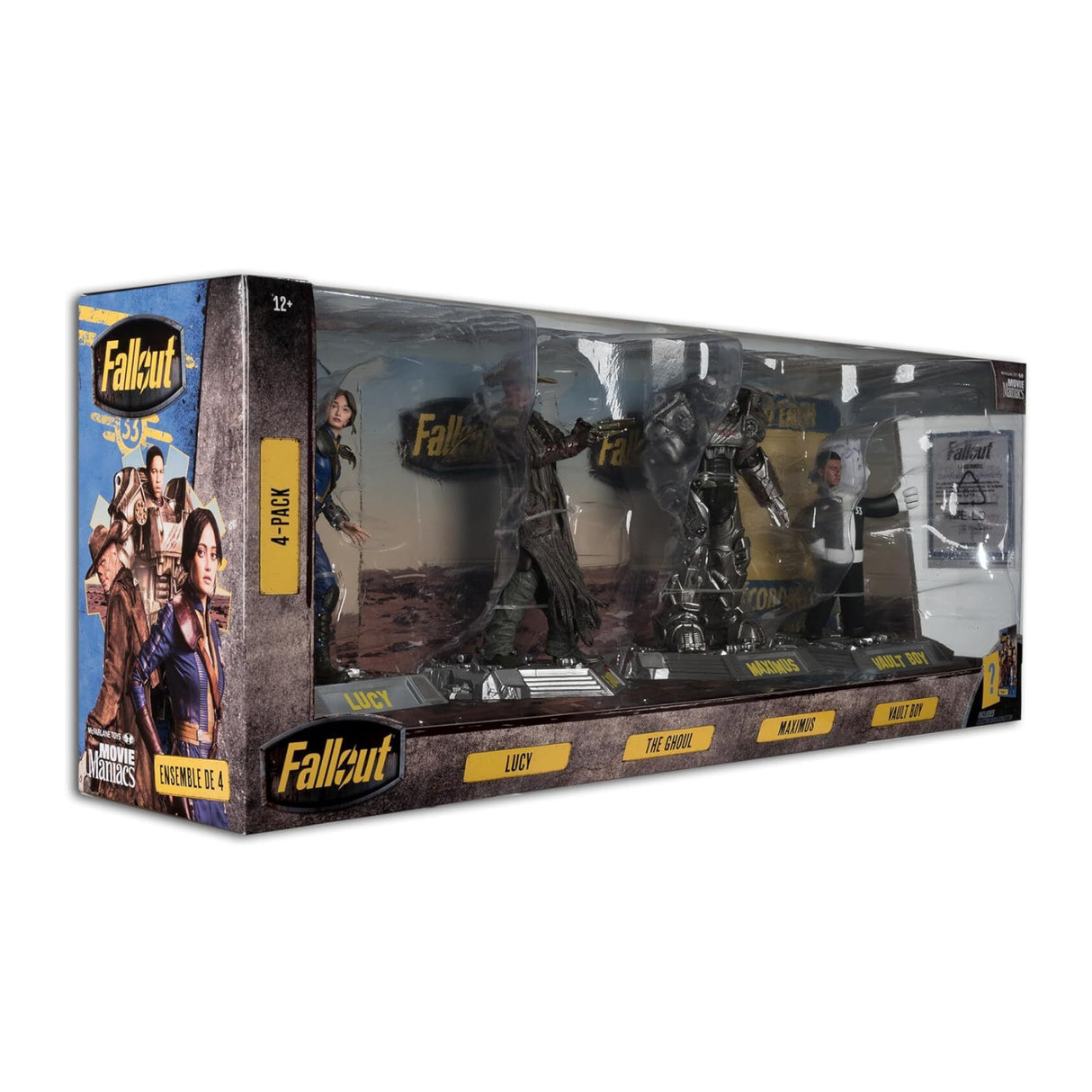 Fallout Lucy, Maximus, The Ghoul & Vault Boy 6-Inch Posed Figures (4-Pack)