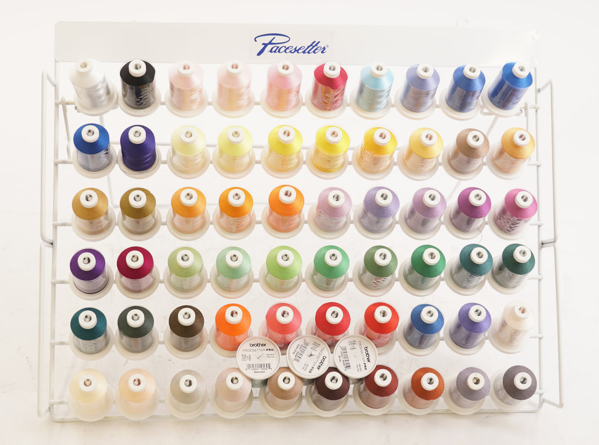 Brother ETKS63 Pacesetter 63 Spool Embroidery Thread Set (Used)