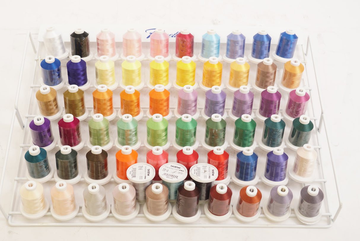 Brother ETKS63 Pacesetter 63 Spool Embroidery Thread Set (Used)