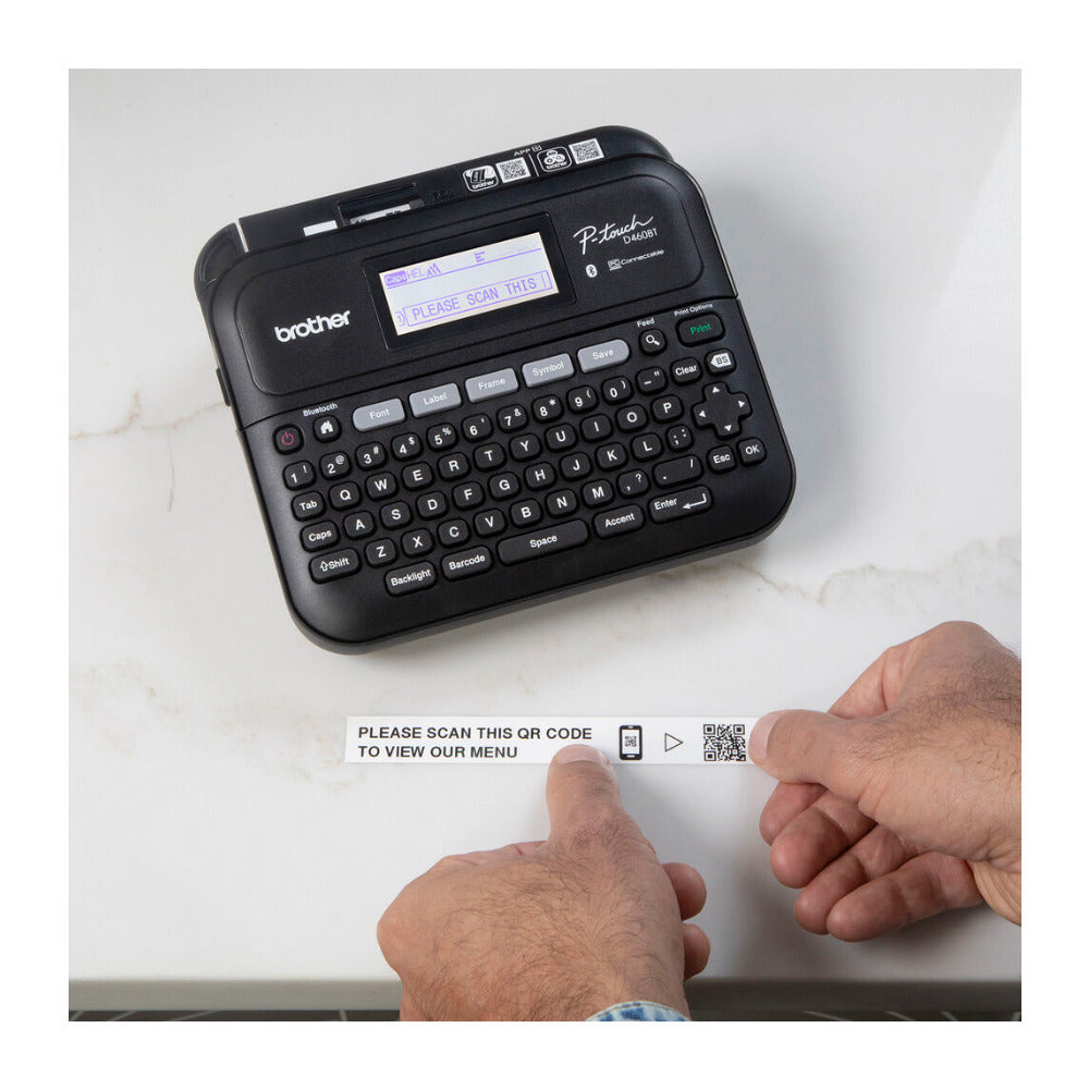 Brother P-Touch PT-D460BT Business Expert Connected Label Maker (Black)