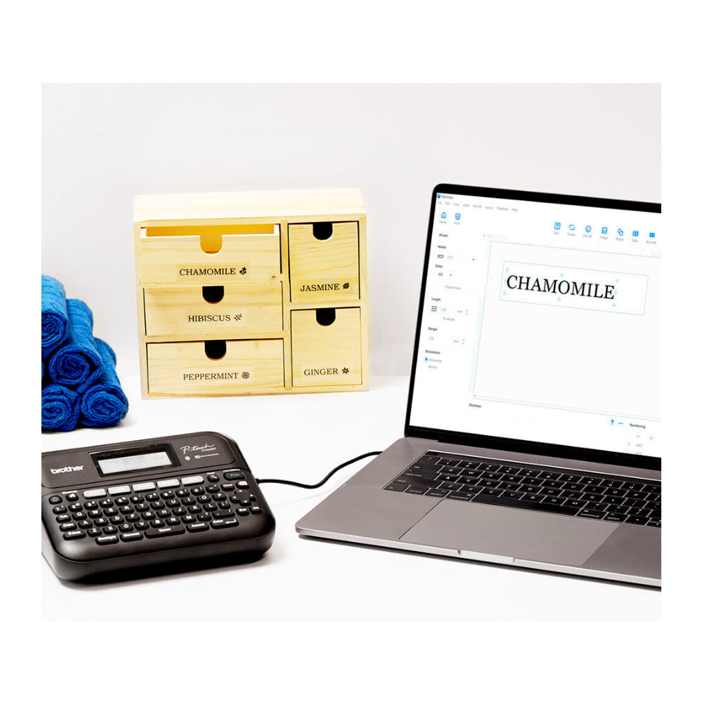 Brother P-Touch PT-D460BT Business Expert Connected Label Maker (Black)