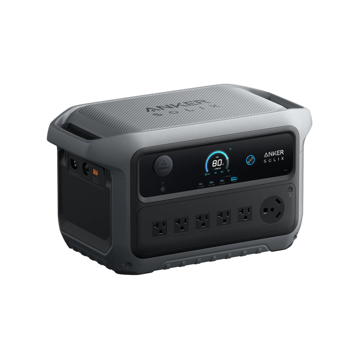 Anker SOLIX C2000 Gen 2 Portable Power Station with BP2000 Expansion Battery