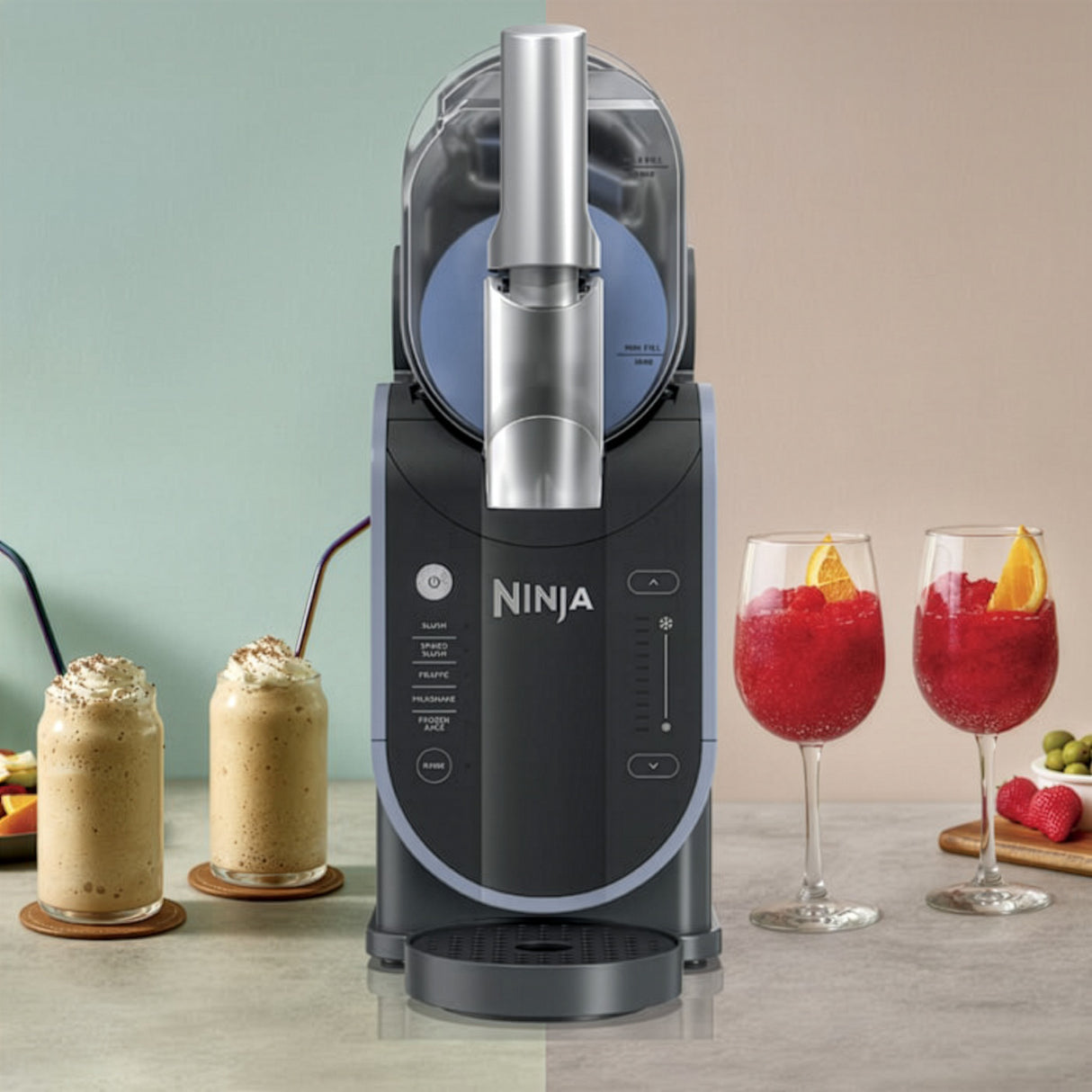 Ninja SLUSHi Professional Frozen Drink and Slushie Maker (Artic Blue/Gray)