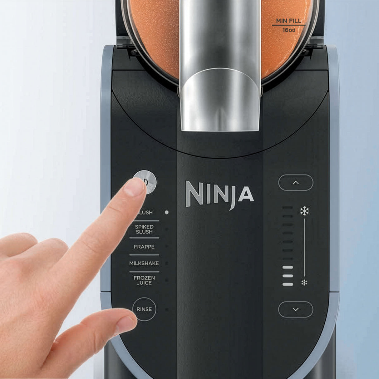 Ninja SLUSHi Professional Frozen Drink and Slushie Maker (Artic Blue/Gray)