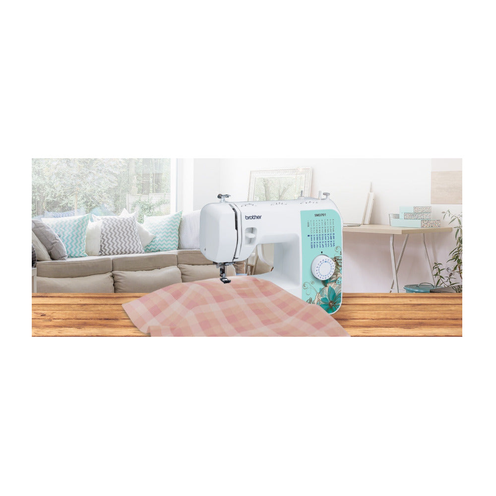 Brother SM3701 37-Stitch Sewing Machine (Multicolor) with Stabilizer Roll