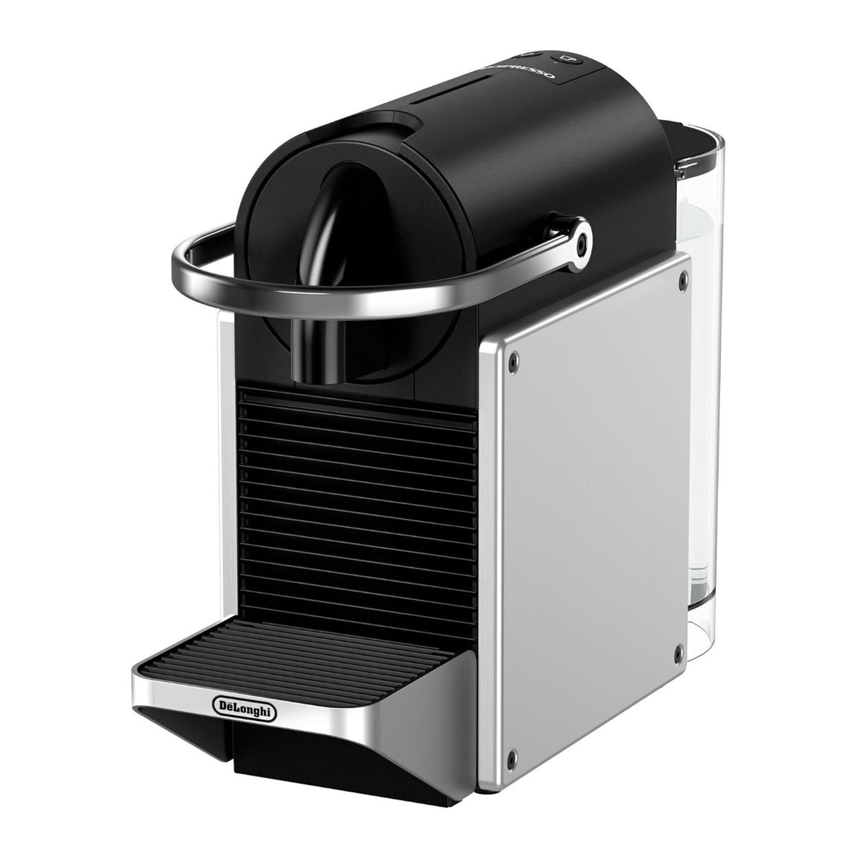 De'Longhi Nespresso Pixie Automatic Espresso Machine with 19 Bar Pressure Silver