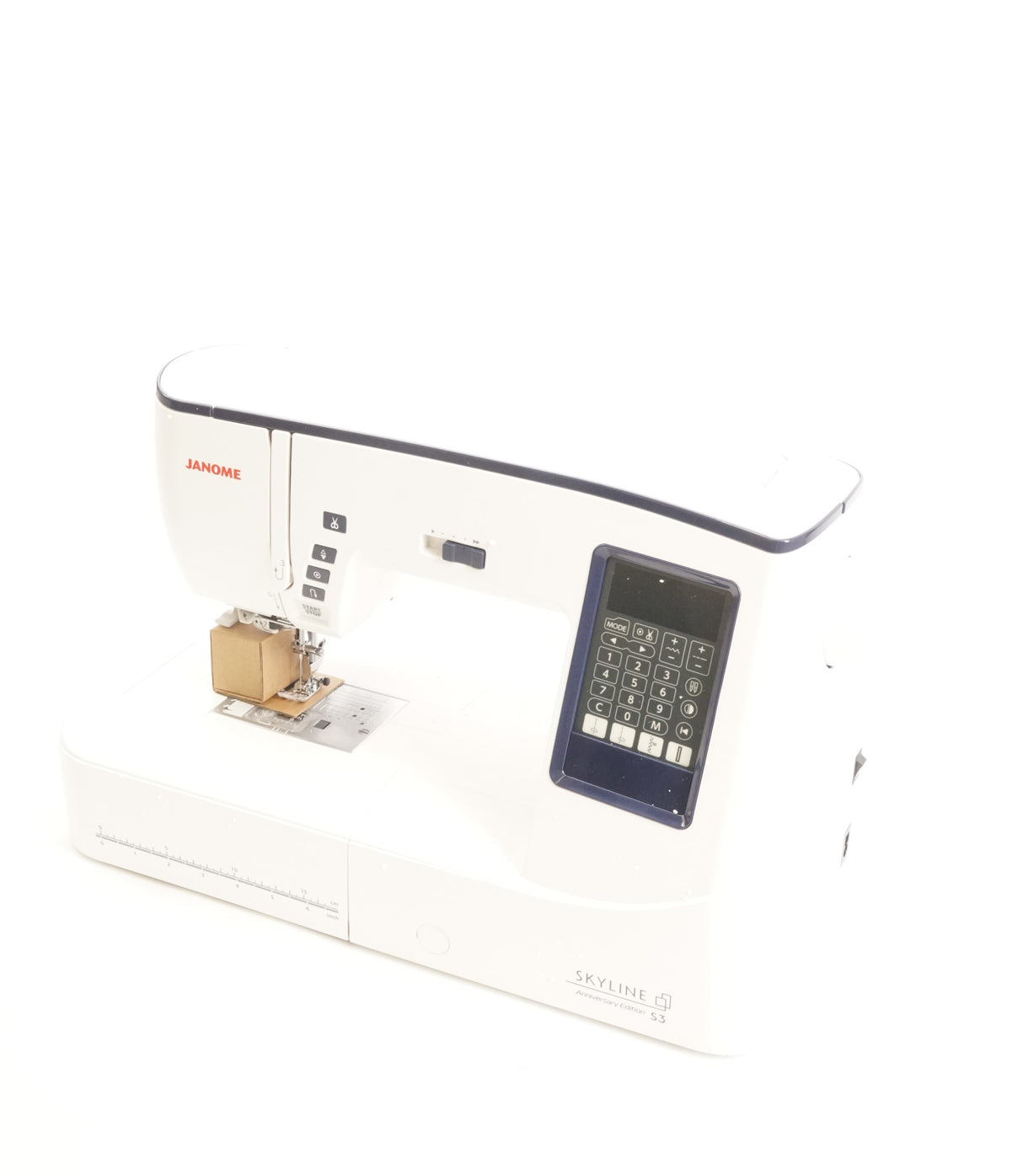 Janome Skyline S3 Anniversary Edition Sewing Machine (White) (Used)