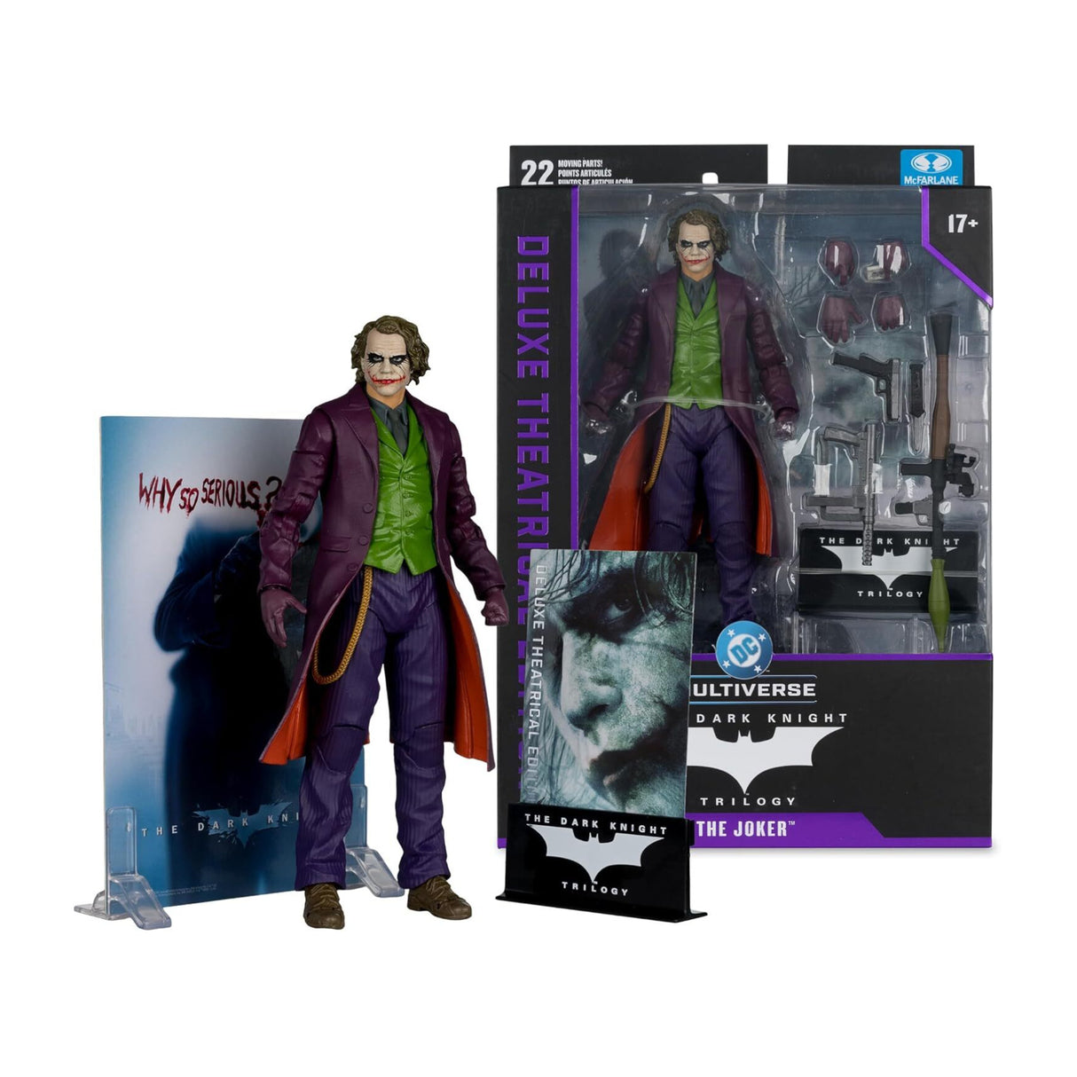 McFarlane Toys DC Multiverse (The Dark Knight) Joker 7-Inch Action Figure