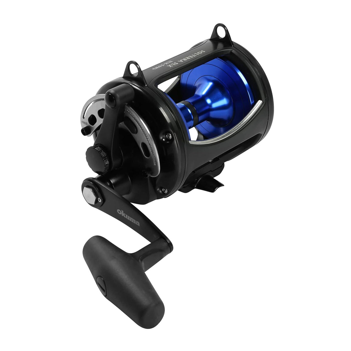 Okuma Solterra SLX-50W Single Speed Lever Drag Reel (420yds-80lb, Black)