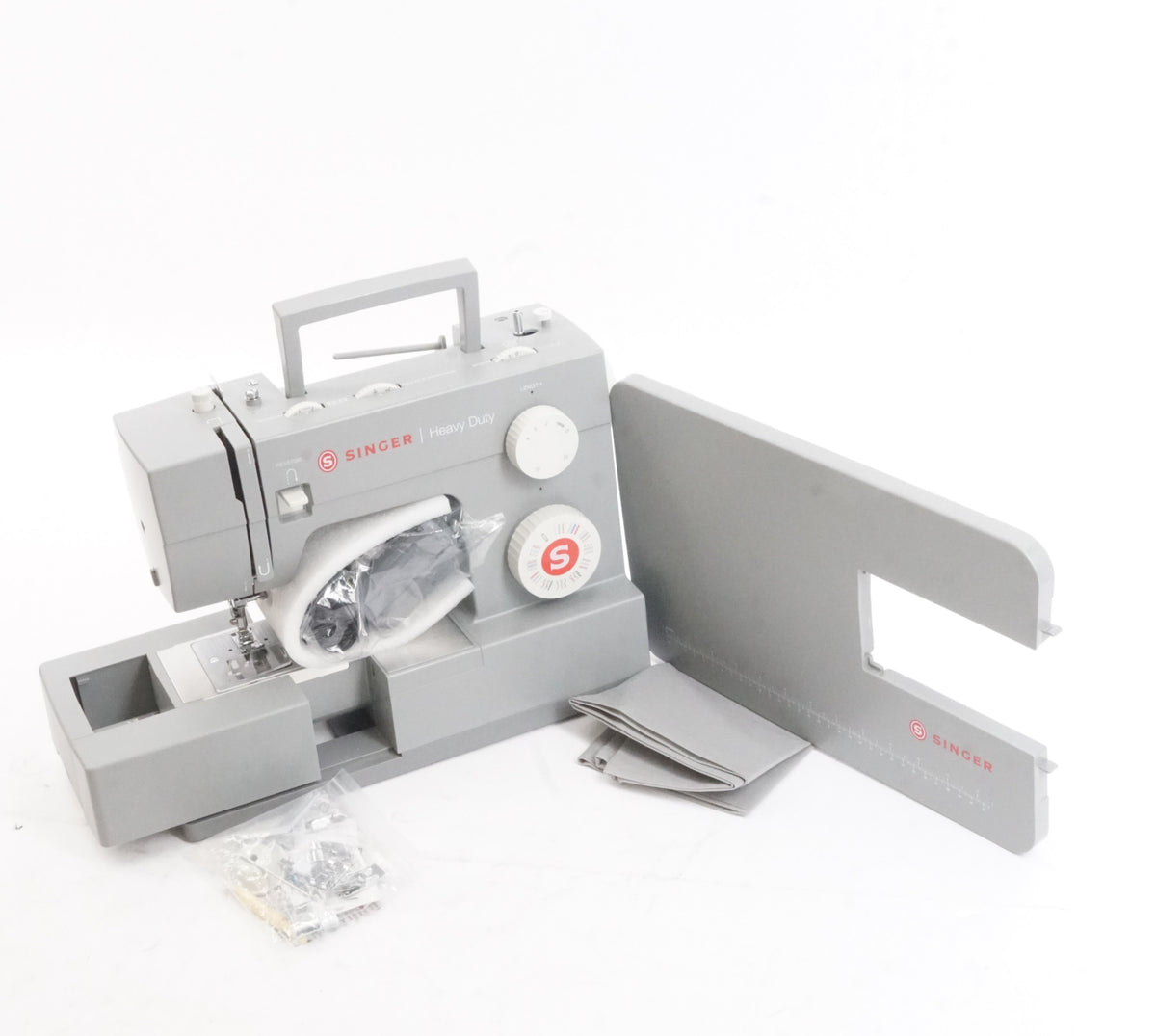 Singer Heavy Duty 6380 Sewing Machine with Extension Table (Gray) (Used)