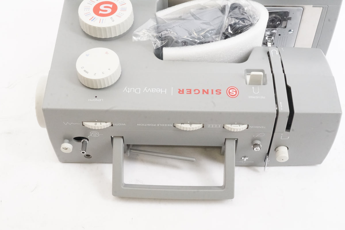 Singer Heavy Duty 6380 Sewing Machine with Extension Table (Gray) (Used)