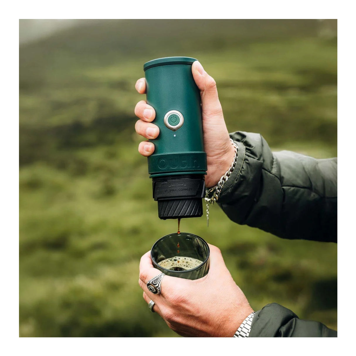 Outin Mino Portable Electric Espresso Machine (Space Grey)