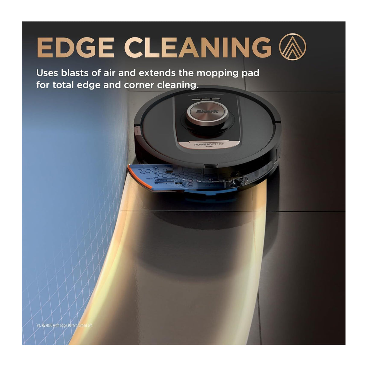 Shark Robot Vacuum and Mop Combo Self-Emptying and Self-Refill (Black)
