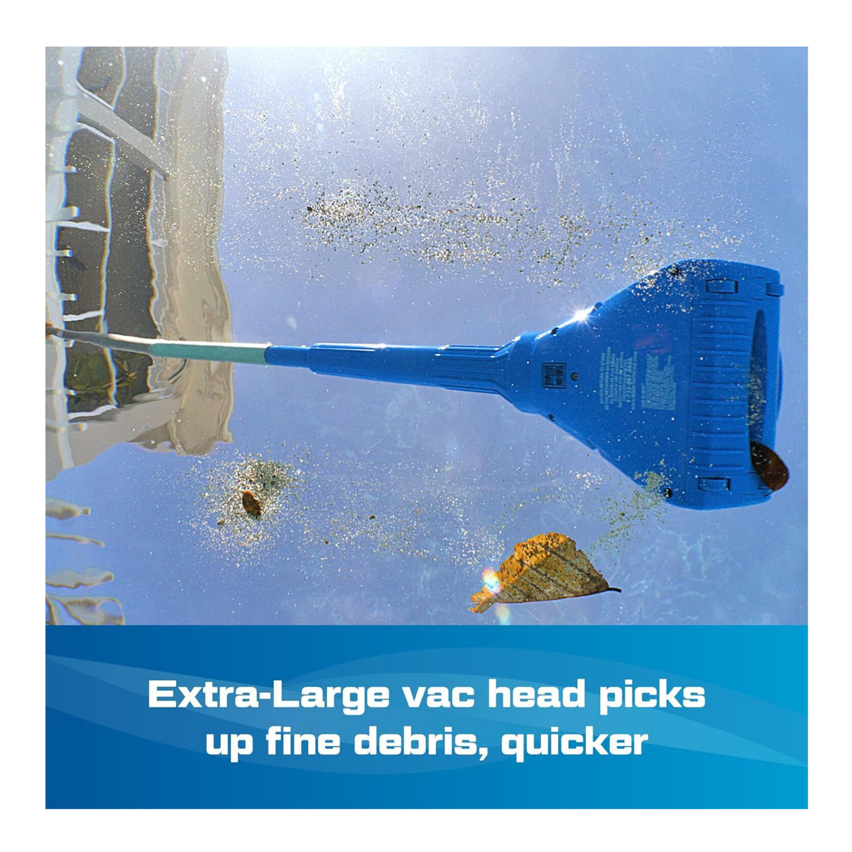 Pool Blaster Aqua Broom XL Ultra Cordless Battery-Powered Pool Vacuum Cleaner