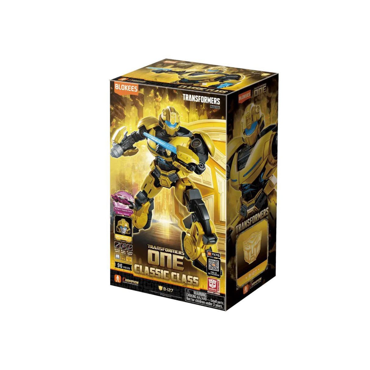 BLOKEES Transformers: One Classic Class Bumblebee Model Kit (96-Piece Set)