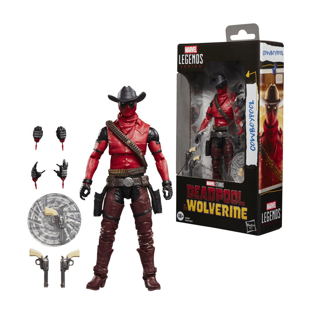 Marvel Legends Series Deadpool and Wolverine 6-Inch Action Figure (Cowboypool)