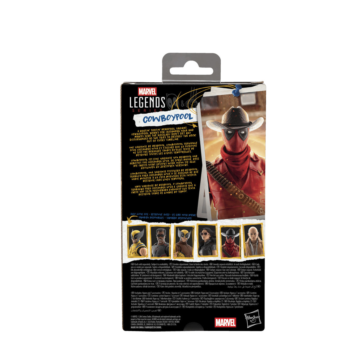 Marvel Legends Series Deadpool and Wolverine 6-Inch Action Figure (Cowboypool)