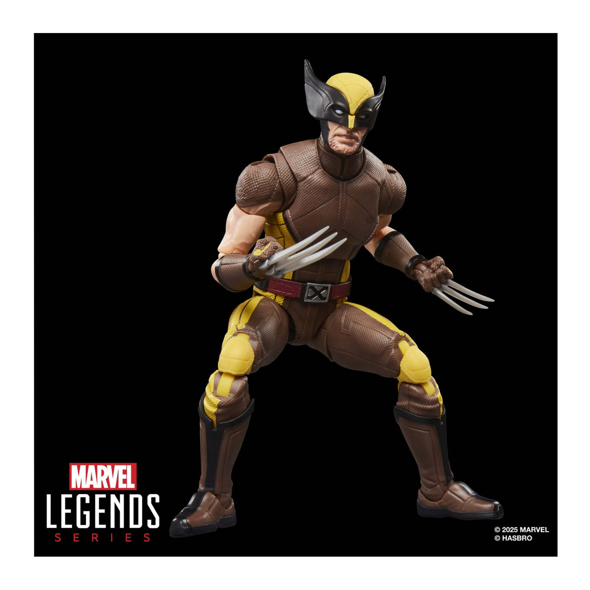Hasbro Marvel Legends Series Wolverine 6-Inch Action Figure (Brown Suit)