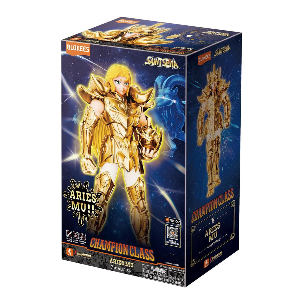 Blokees Saint Seiya Champion Class 01 Aries Mu Action Figure