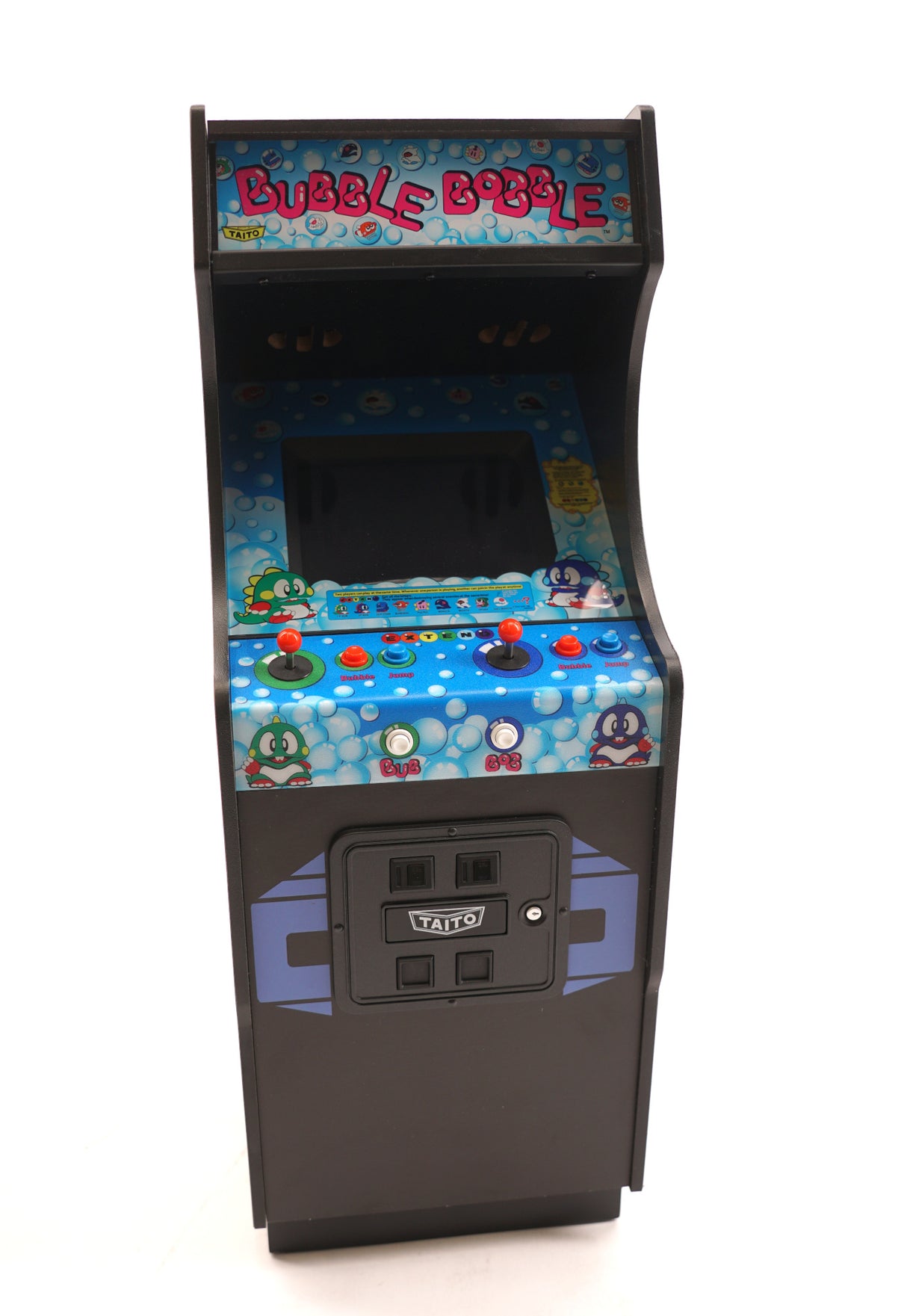 Numskull Official Taito Bubble Bobble Quarter Size Wooden Arcade Cabinet (Used)