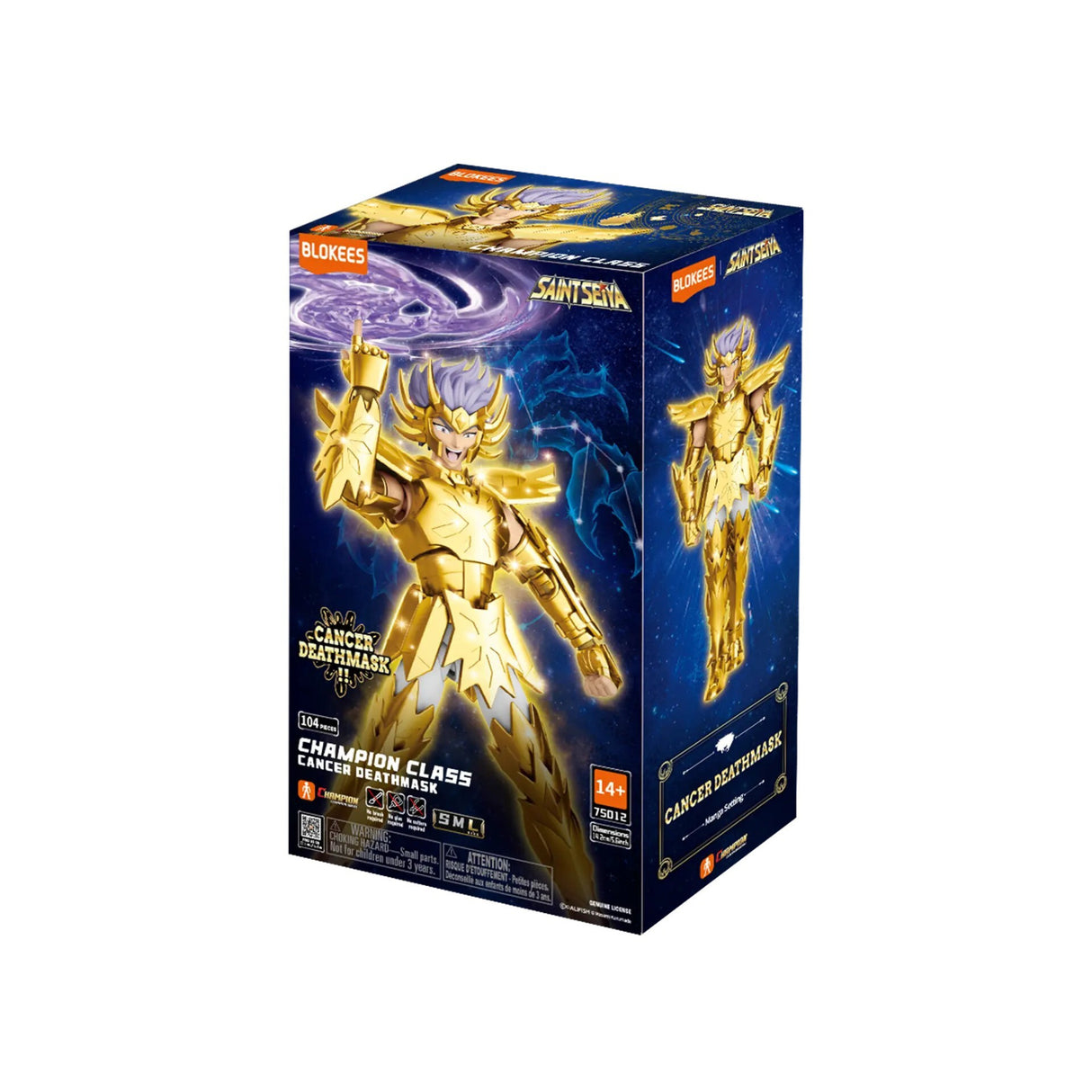 Blokees Saint Seiya Champion Class 11 Cancer Deathmask 5.6-Inch Model Kit