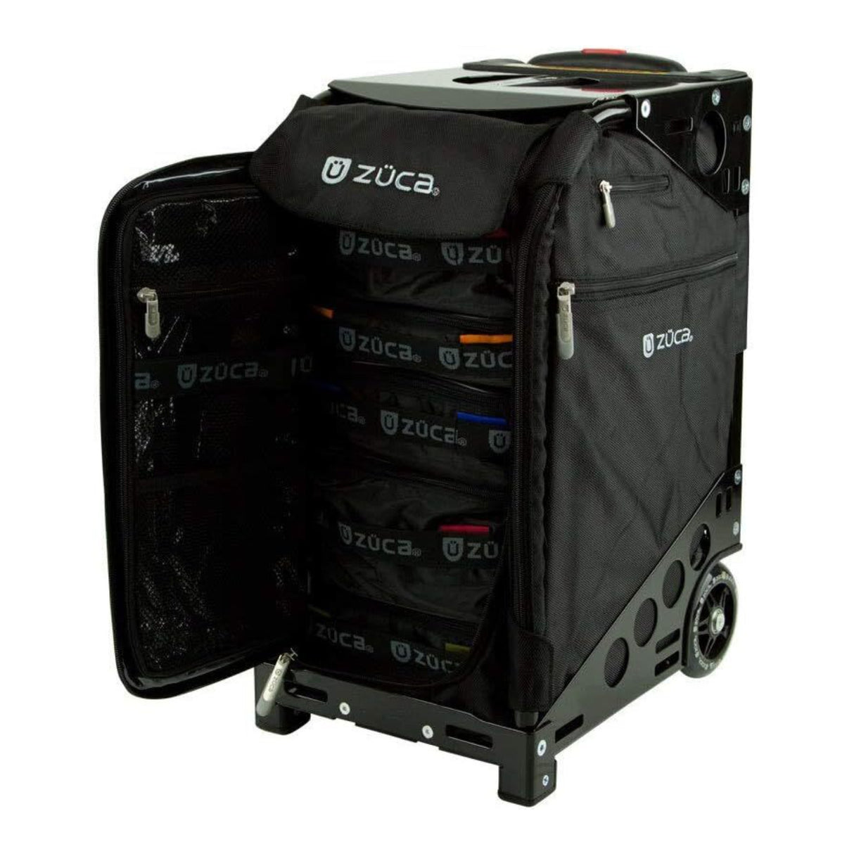 Zuca Pro Travel Bag with 4-Inch Polyurethane Wheels (Black Frame)