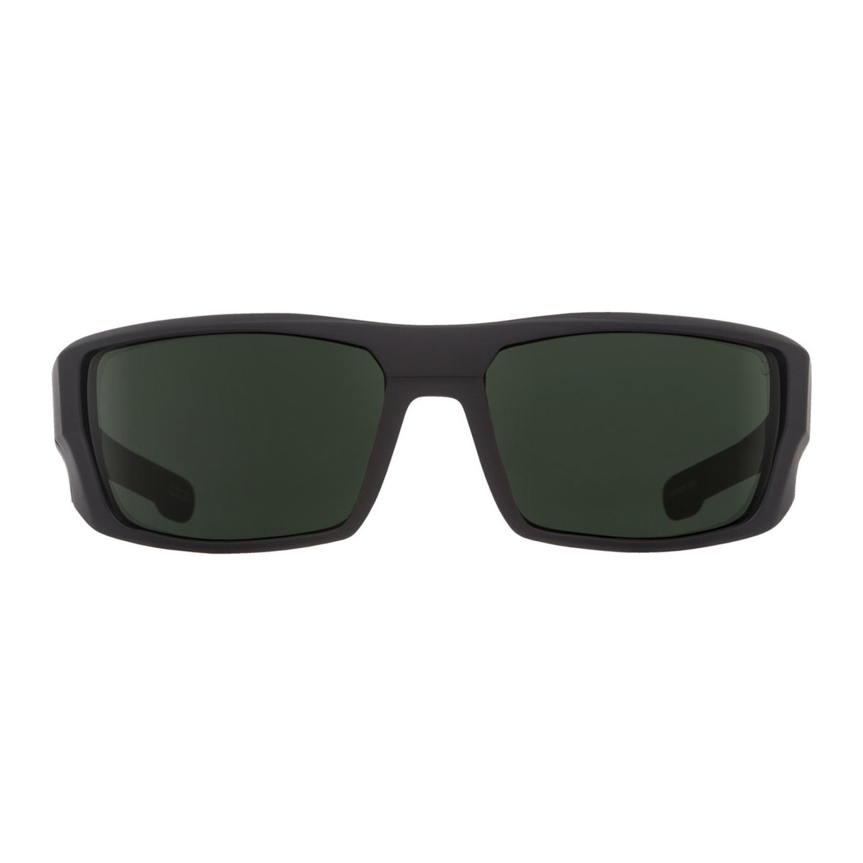 Spy Optic Dirk Wrap Men's Sunglasses (Soft Matte Black/Happy Gray Green Polar)