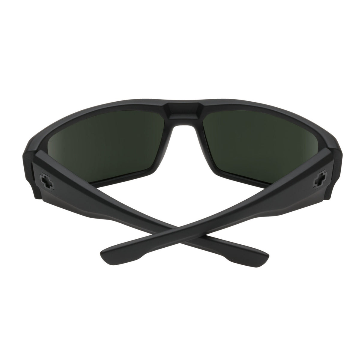 Spy Optic Dirk Wrap Men's Sunglasses (Soft Matte Black/Happy Gray Green Polar)