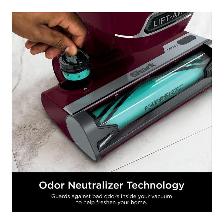 Shark DETECT Lift-Away Corded Upright Vacuum LA492 with HEPA Filter (Burgundy)