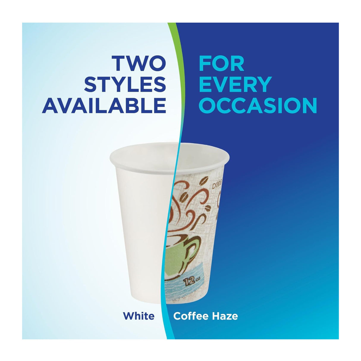 Georgia-Pacific Dixie PerfecTouch 12 oz Insulated Paper Coffee Cups (Coffee Haze, 1000 Count)