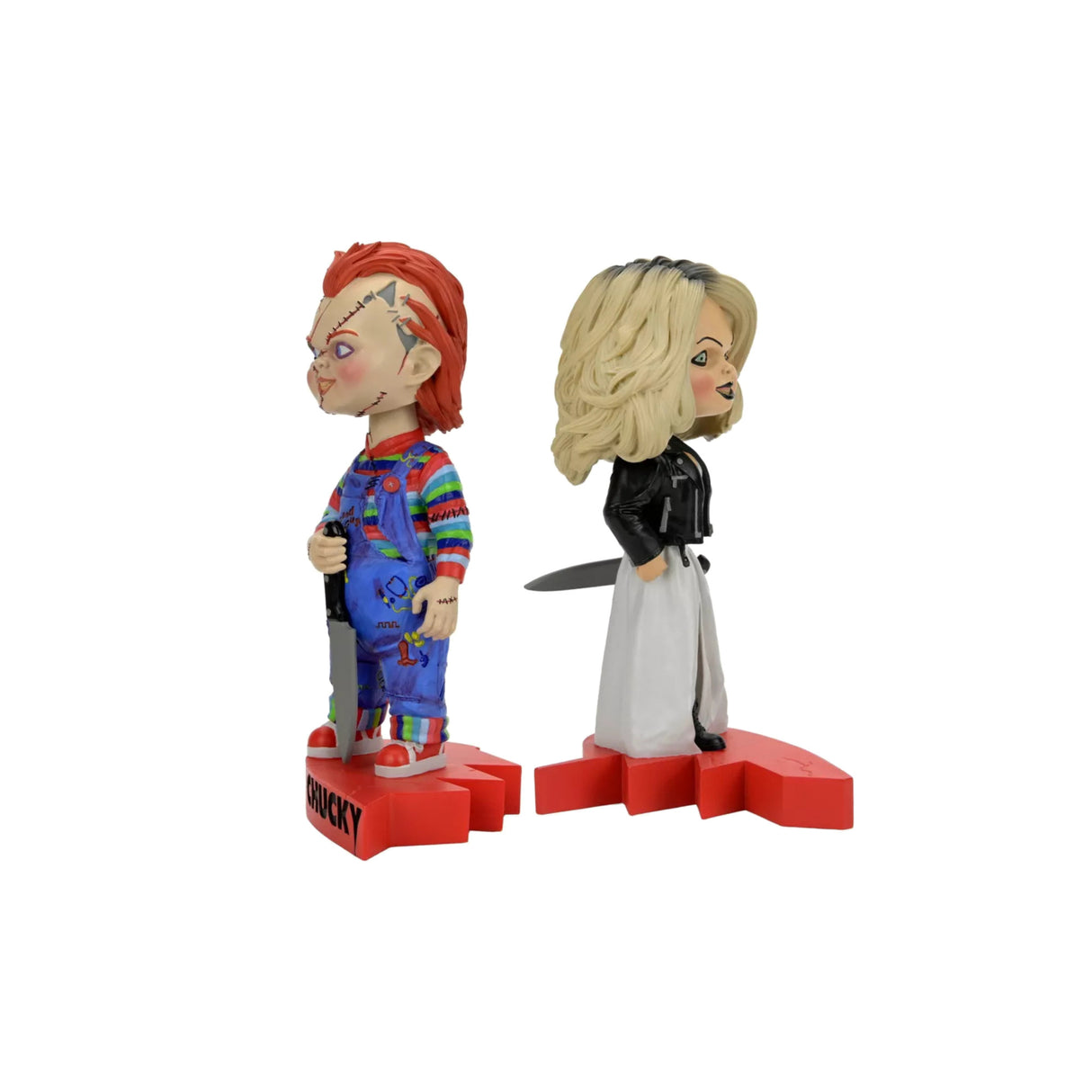 NECA Bride of Chucky Head Knockers 7-Inch Figure (Chucky and Tiffany Bundle)