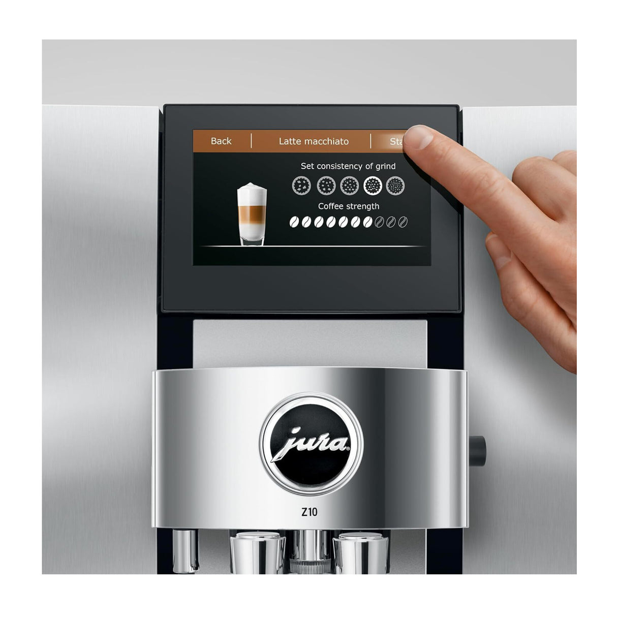 Jura Z10 Automatic Coffee and Espresso Machine (Aluminum White)