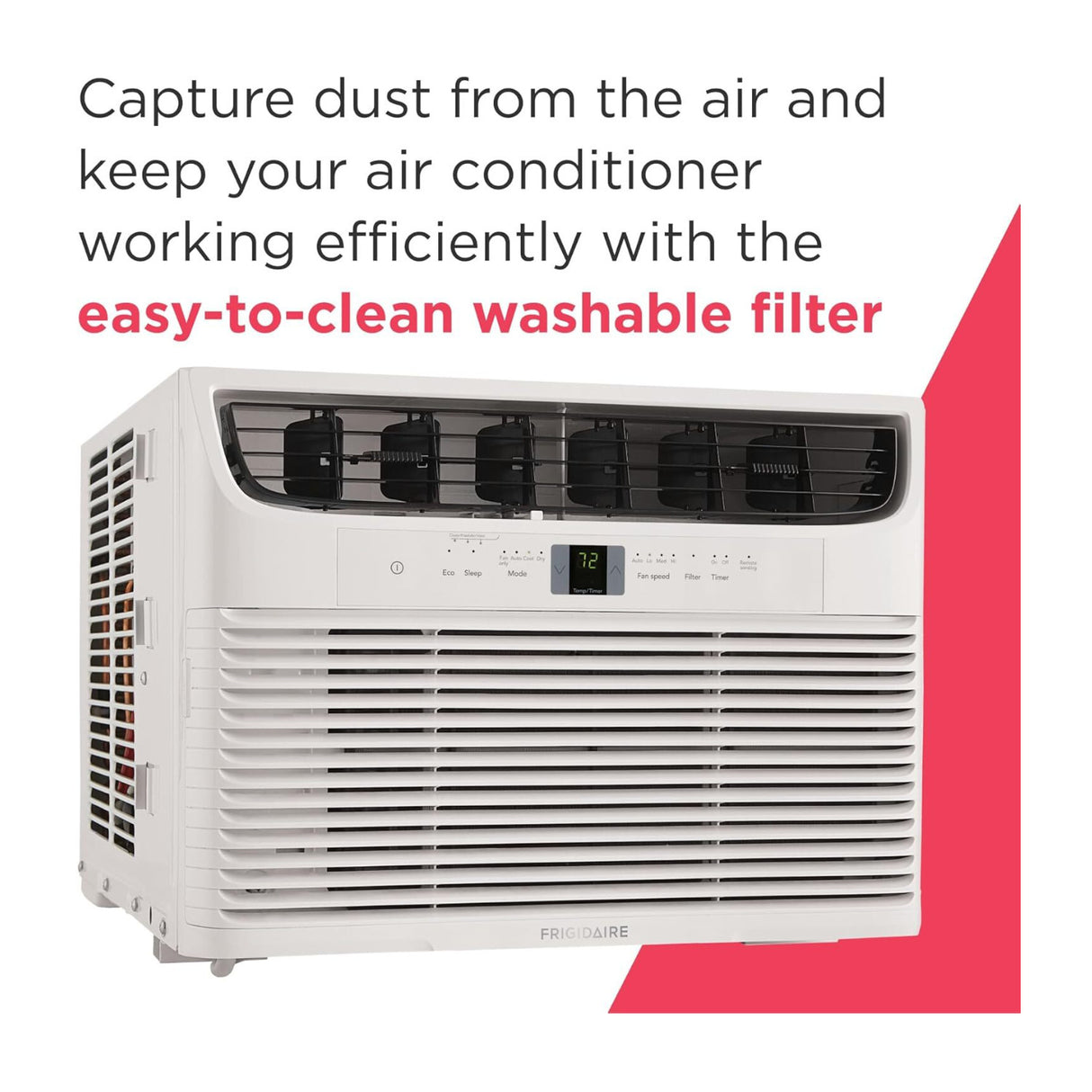 Frigidaire 10,000 BTU Window Air Conditioner with Remote and Eco Mode (White)