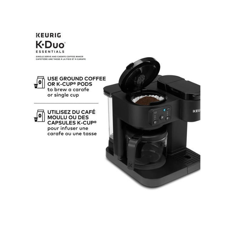Keurig K-Duo Essentials Gen 2 Hot and Iced Coffee Maker (Black)