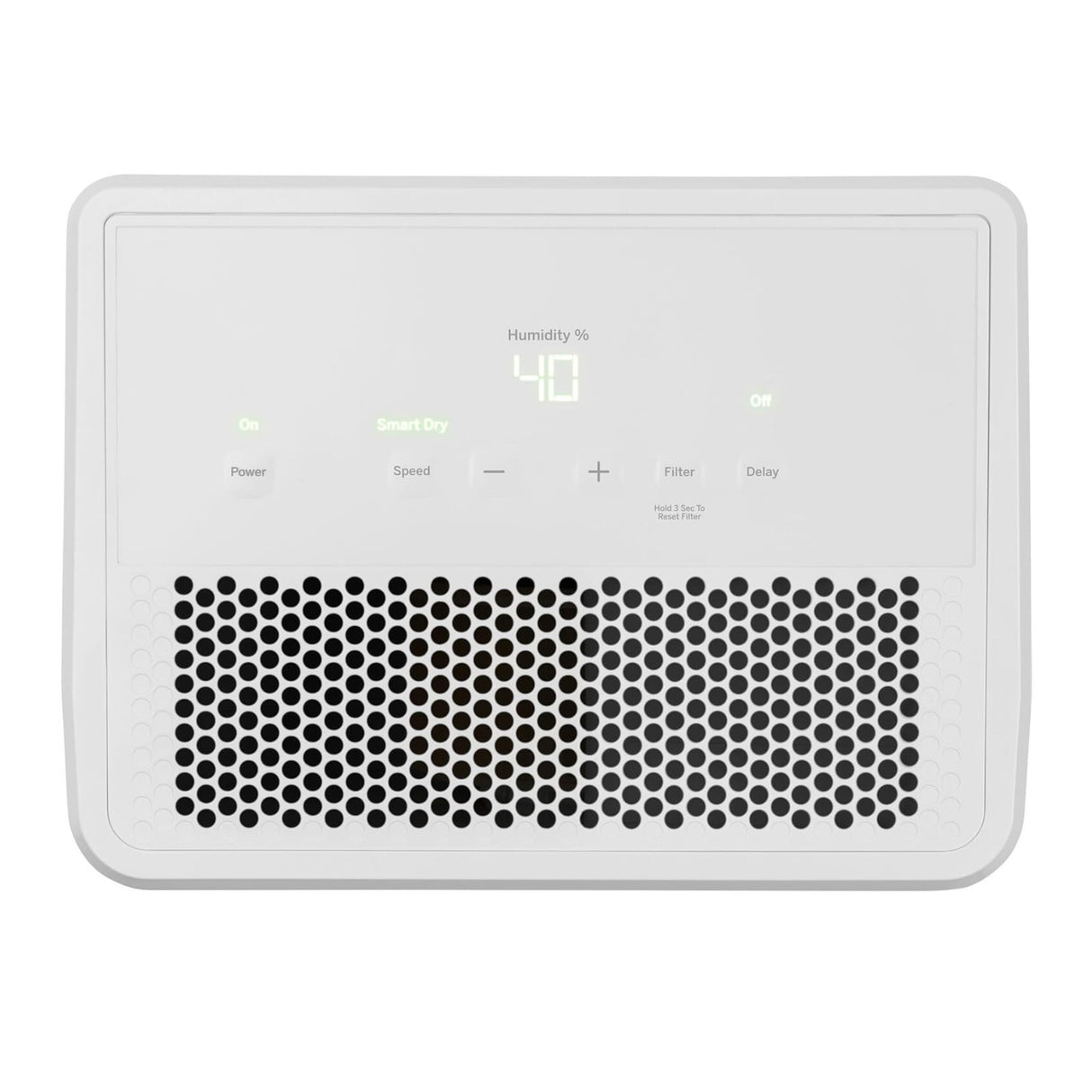 GE 25 Pint Portable Dehumidifier with Smart Dry for Wet Spaces and Ultra Quiet