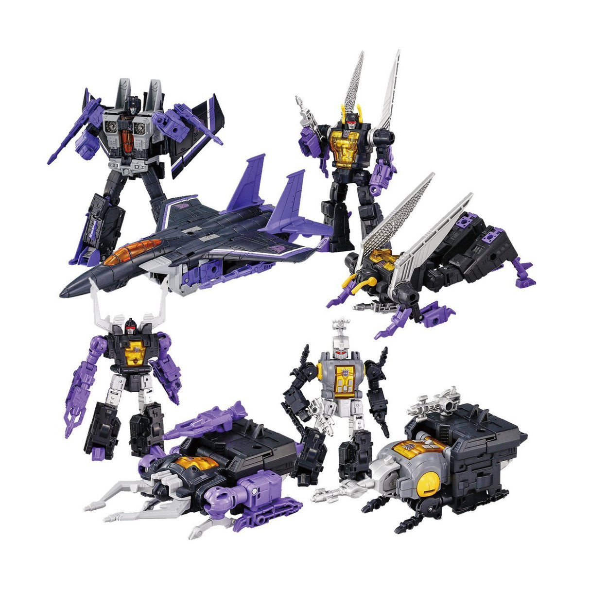 Hasbro Transformers Takara Tomy Dramatic Capture Series Decepticons Part 2