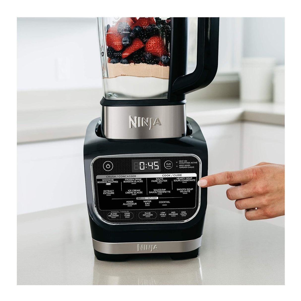 Ninja HB150C/HB152 Foodi Heat-iQ Blender, 64 oz, Black