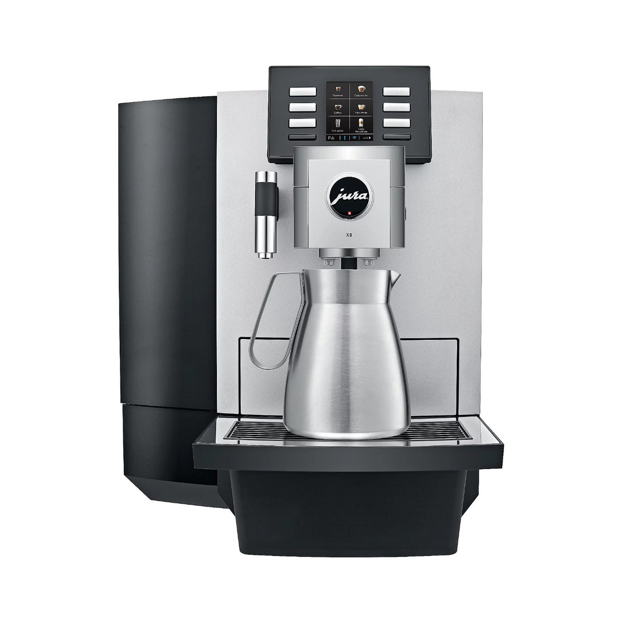 Jura X8 Platinum Automatic Espresso and Cappuccino Machine with Touch Screen