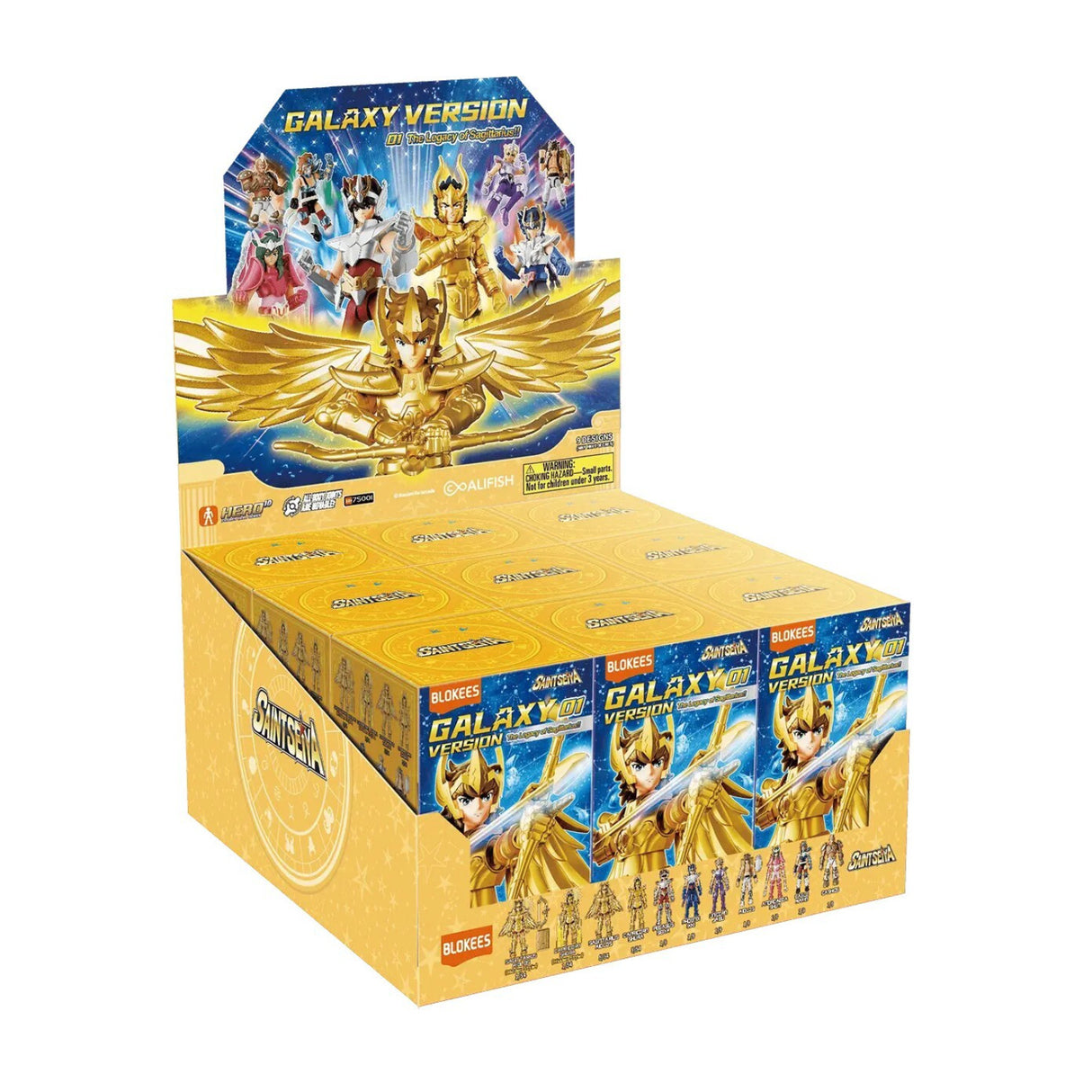 Blokees Saint Seiya Galaxy Version 01 The Legacy of Sagittarius (9 Pack/Case)