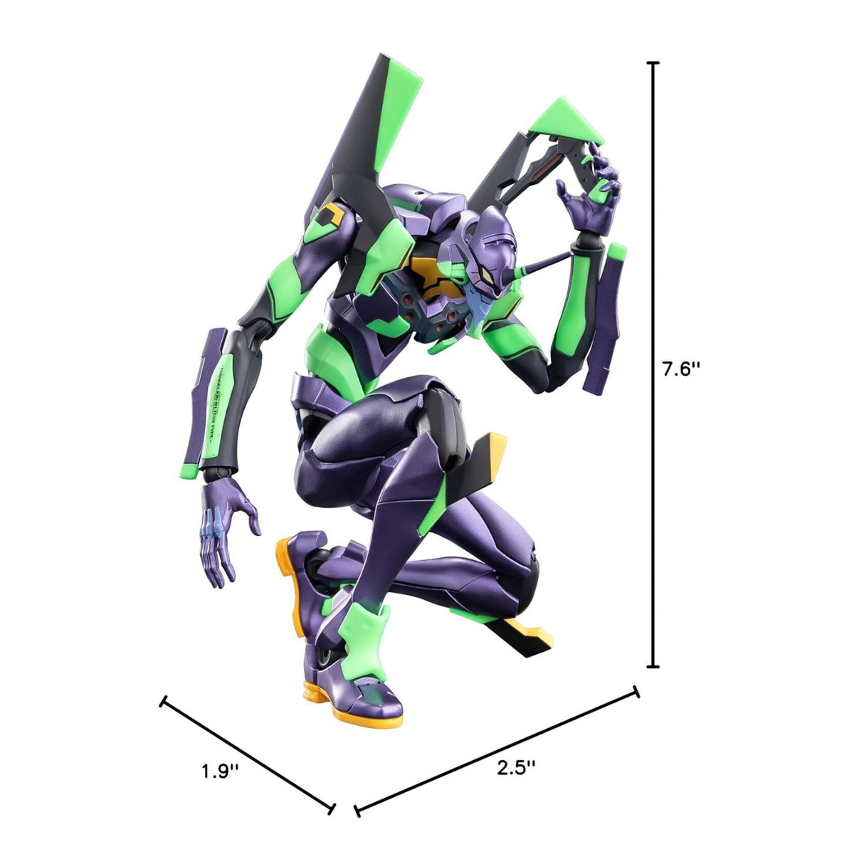 BLOKEES Evangelion Unit 01 Ultra Action 7-Inch Highly Articulated EVA-01 Figure