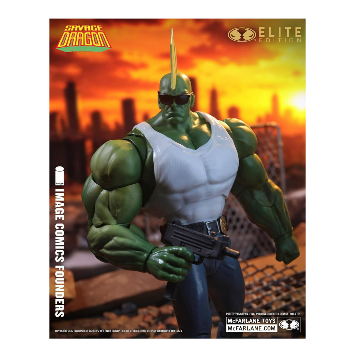 McFarlane Toys - (Savage Dragon) 7in Deluxe Action Figure Elite Edition