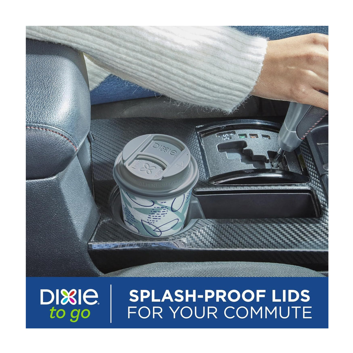 Dixie To Go Insulated 16 Oz. Coffee Paper Cups with Lids (144 Count)