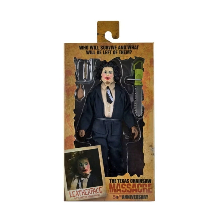 NECA Texas Chainsaw Massacre Leatherface with Pretty Woman Mask 8-Inch Clothed Action Figure